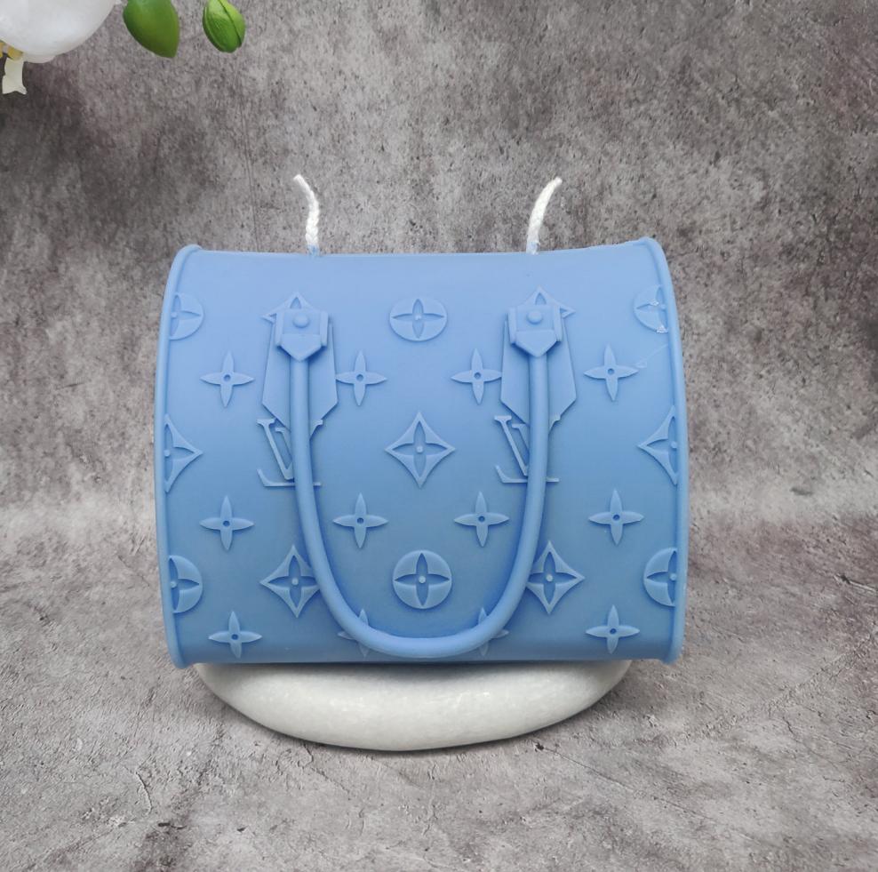 Grosse bougie sac à main inspiration LV
