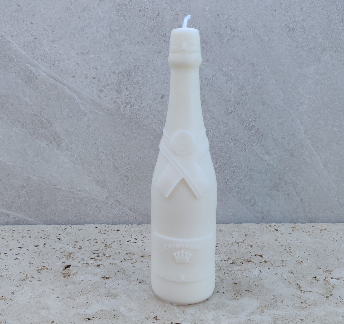 Bougie bouteille de champagne