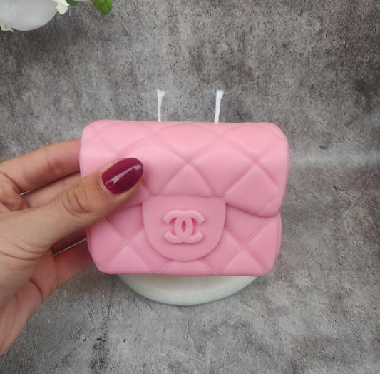 Bougie sac à main inspiration CH