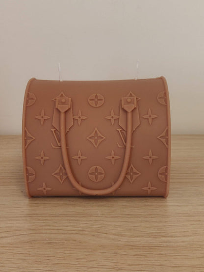 Grosse bougie sac à main inspiration LV