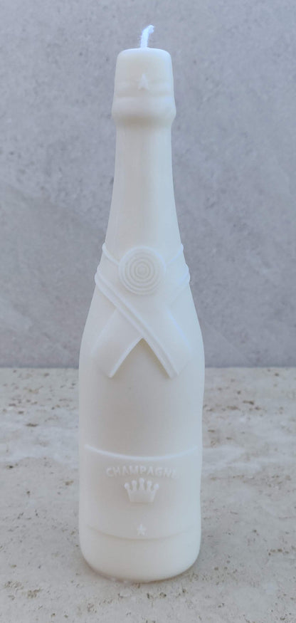 Bougie bouteille de champagne