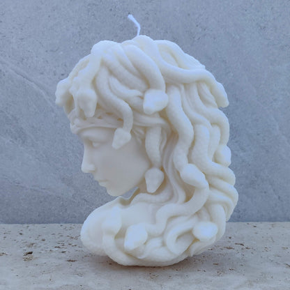 Bougie Médusa de profil